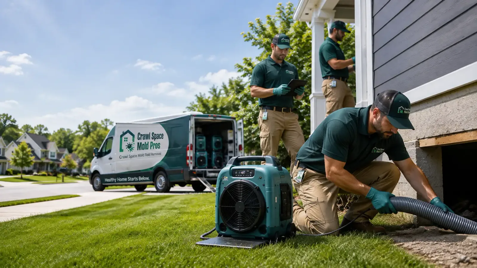 Crawl Space Mold Removal in Dayville, CT